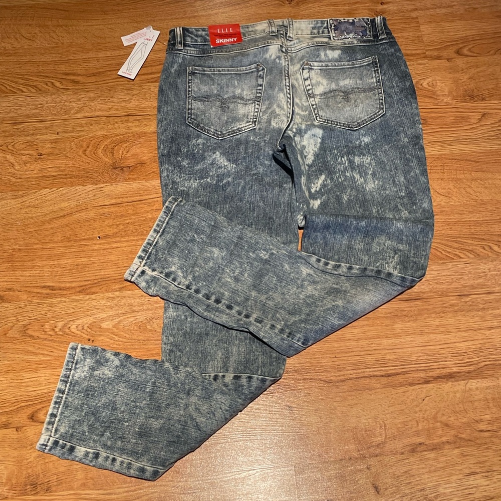 Elle Skinny Acid Washed Jeans - Picture 3 of 13